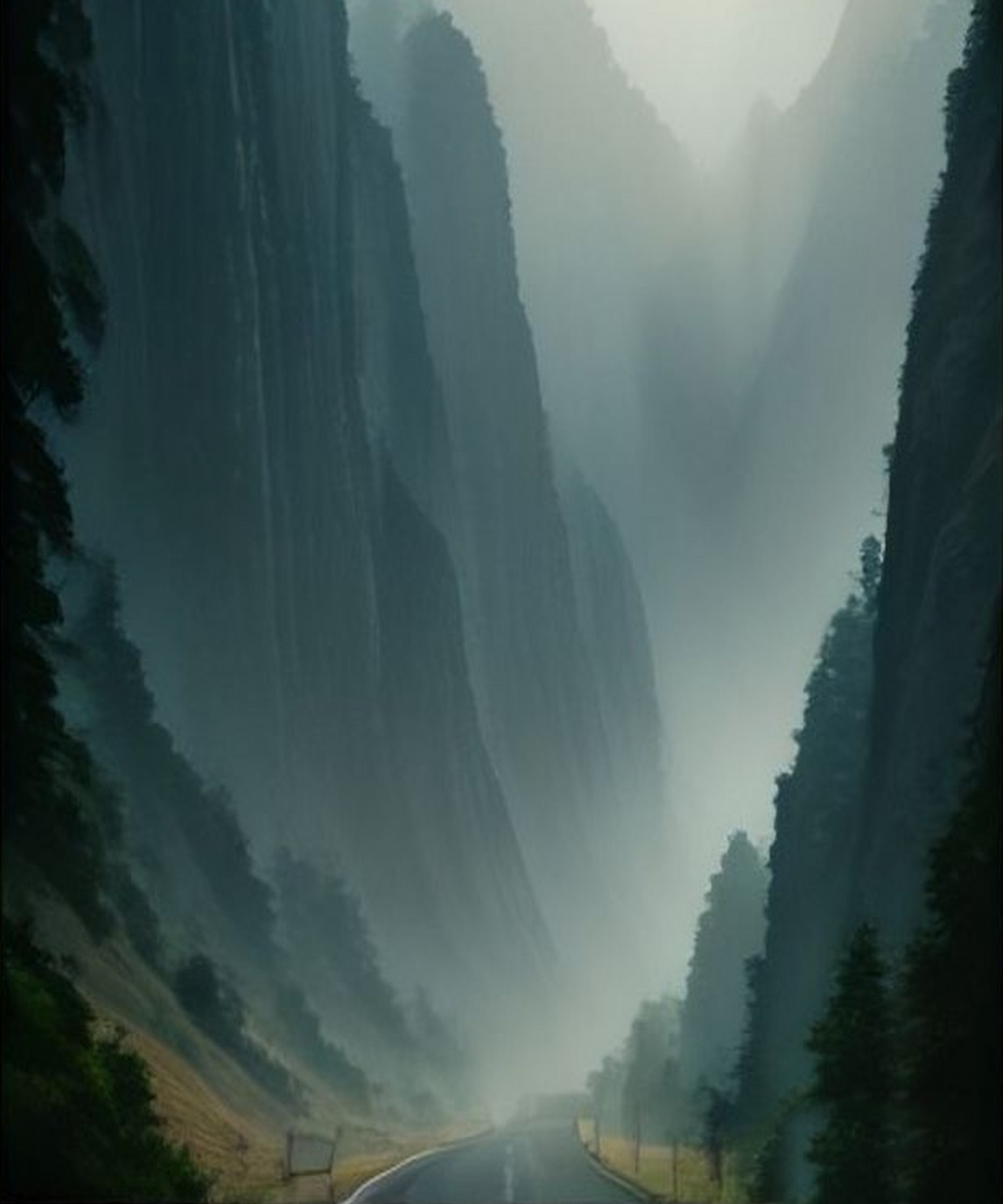 Big Sur Fog Cliff detail mockup