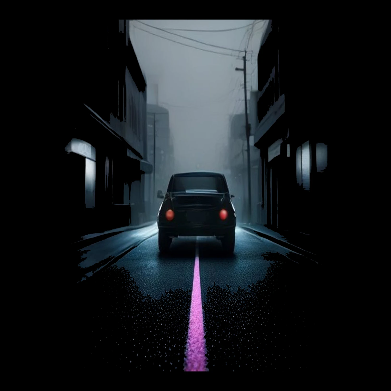 Neon Voltage Coupe print plate