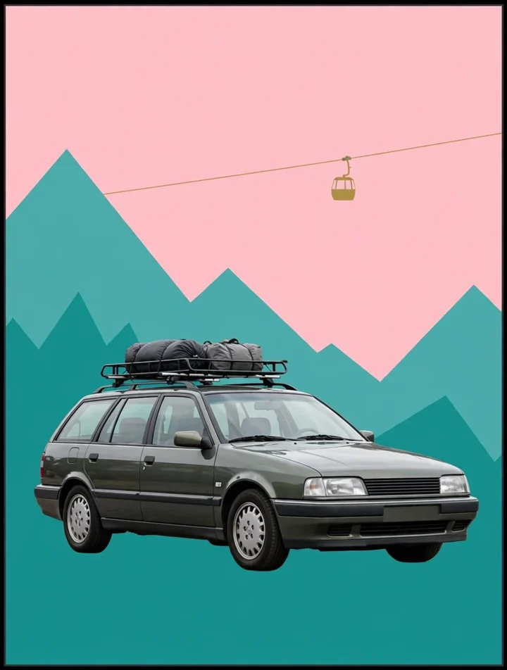 The Alpine Hauler poster artwork