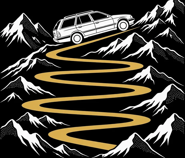 Alpine Pass Tee print artwork