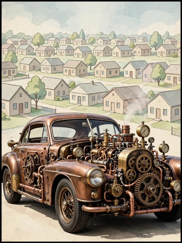 The Brass Suburban poster artwork