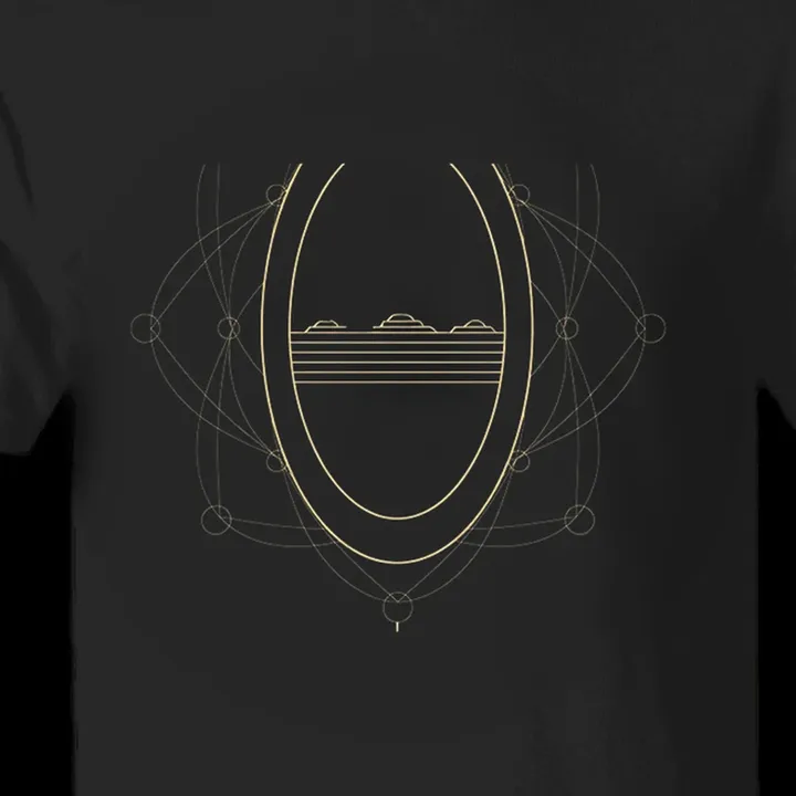 Channel Silhouette Tee close-up of the print