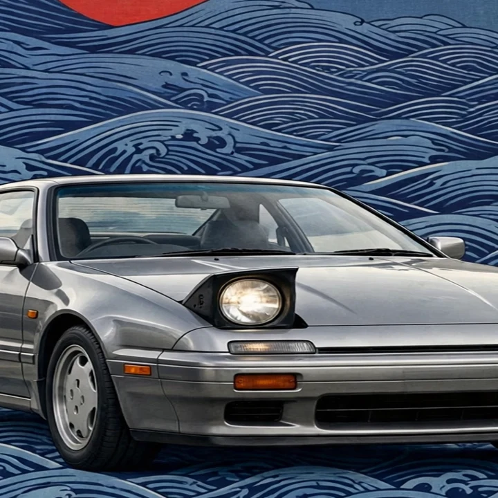 Great Wave Drift Poster close-up of the print