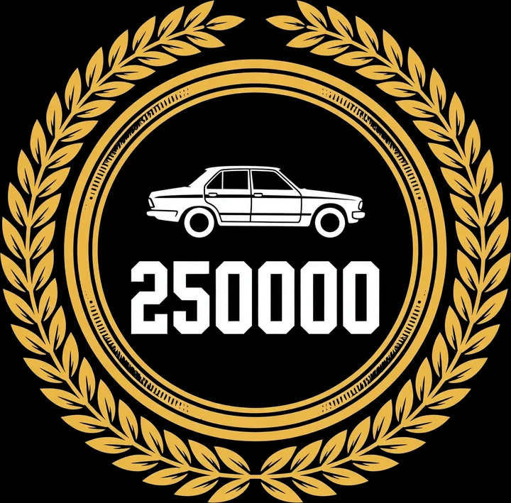 High Mileage Club 250K Tee print artwork