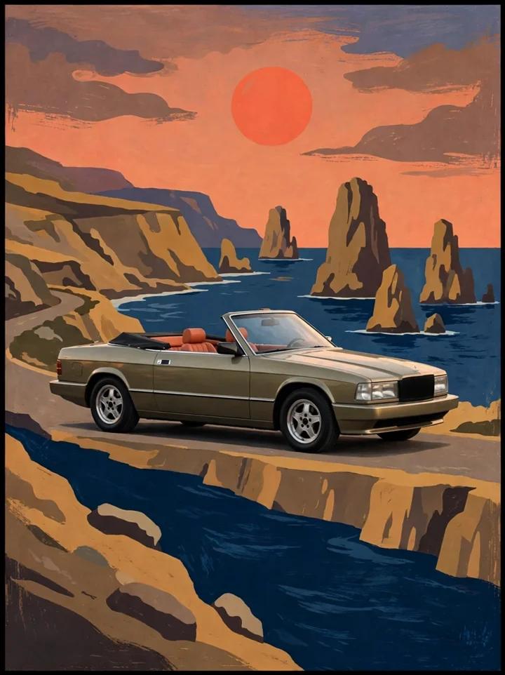 Pacific Coast Cabrio poster artwork