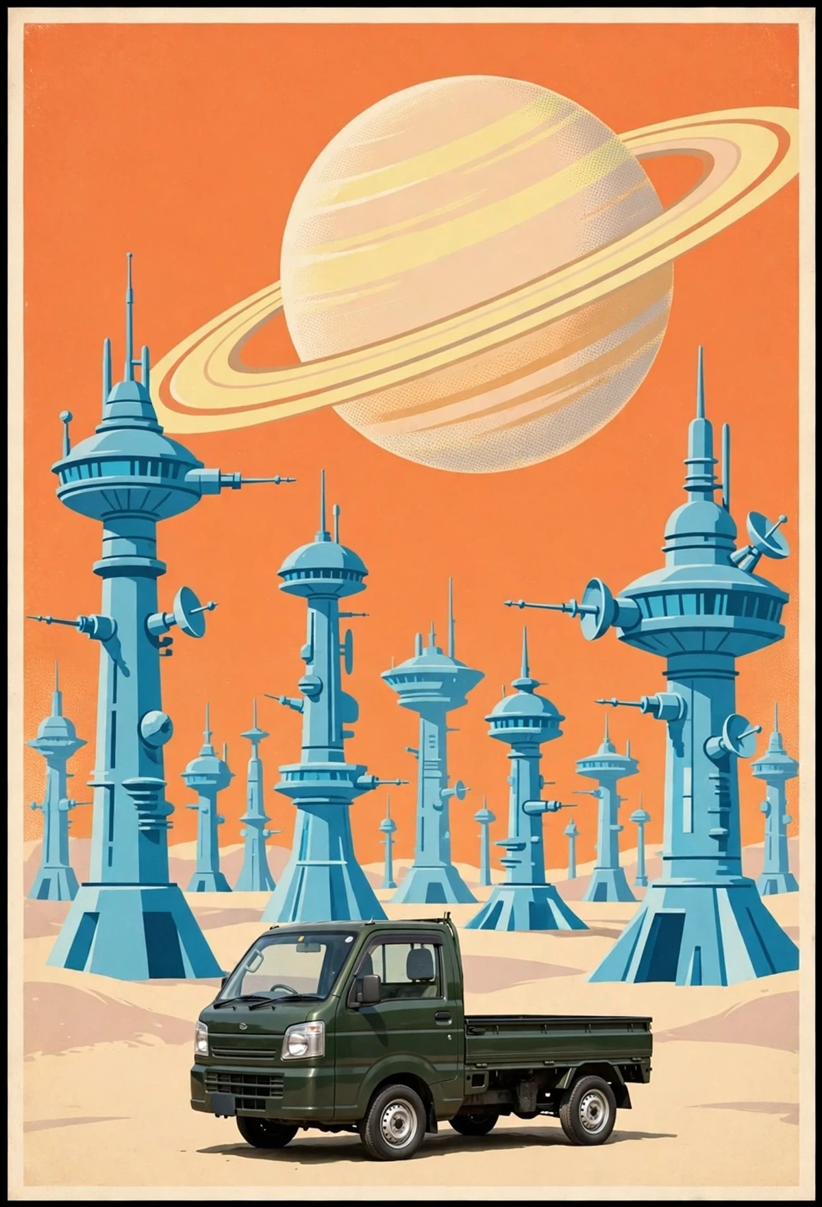 The Red Planet Delivery Poster artwork