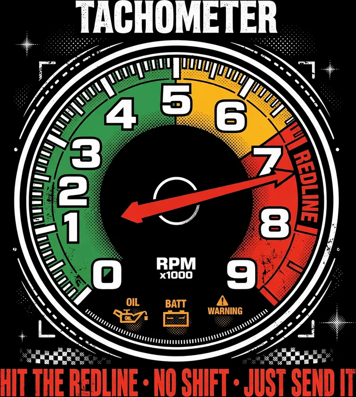 Redline Tee print artwork