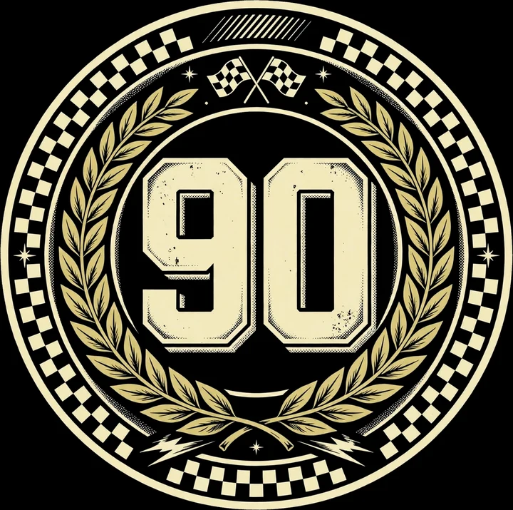 Roundel 90 Tee print artwork