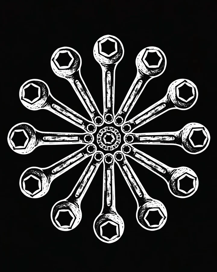 Torque Sequence Tee print design